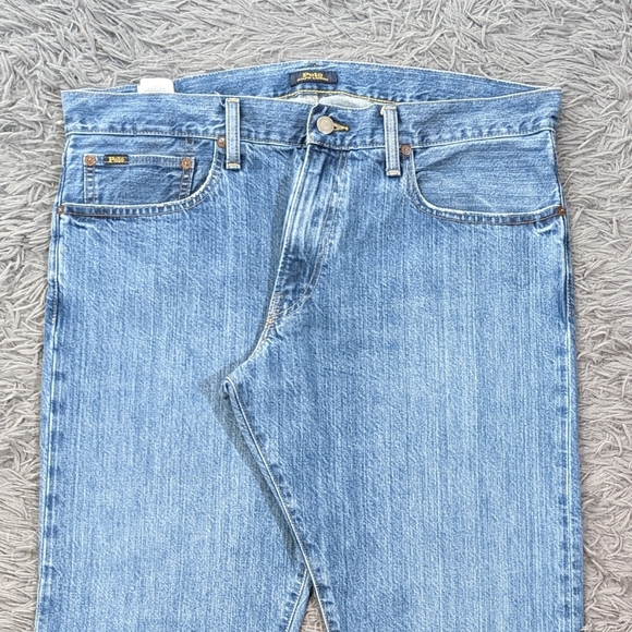 Polo By Ralph Lauren Jeans Men's 35x30 Medium Wash Hampton Relaxed Straight Leg - Picture 3 of 9
